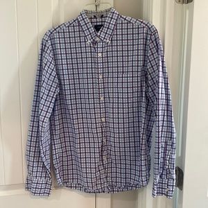 J. Crew slim fit purple/blue medium button up shirt.